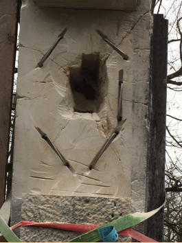 Verankerungen und Klammern aus Edelstahl